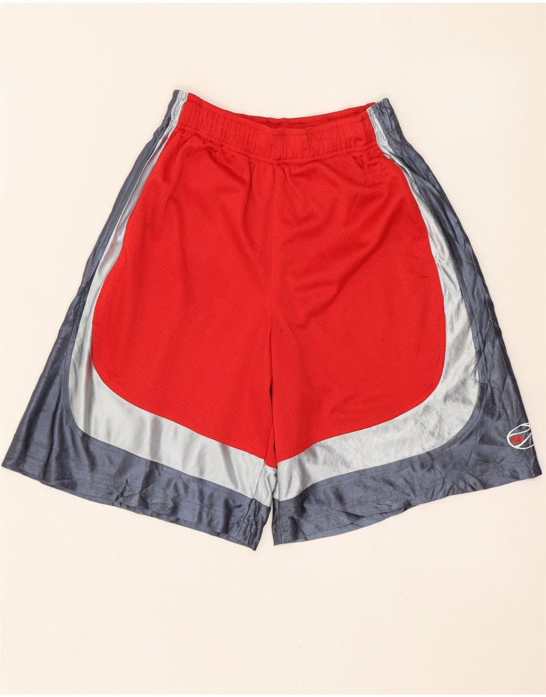 RUSSELL ATHLETIC Sportshorts für Jungen, 14–15 Jahre, Größe L, Rot, Farbblock