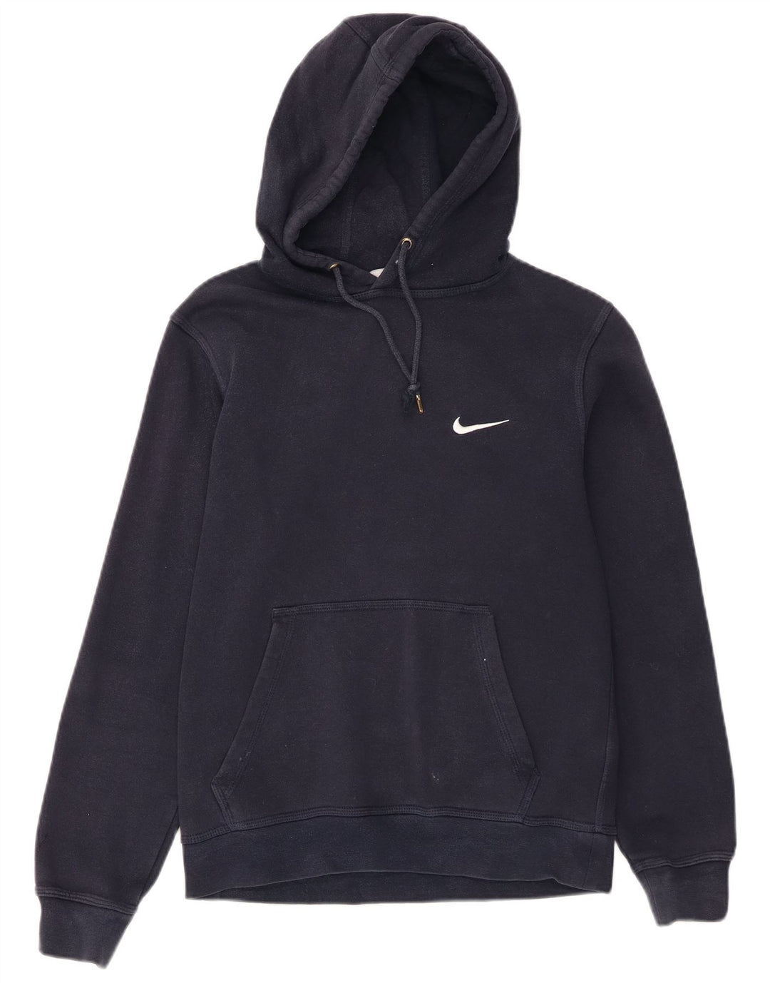 NIKE Herren-Kapuzenpullover, klein, marineblau, Baumwolle