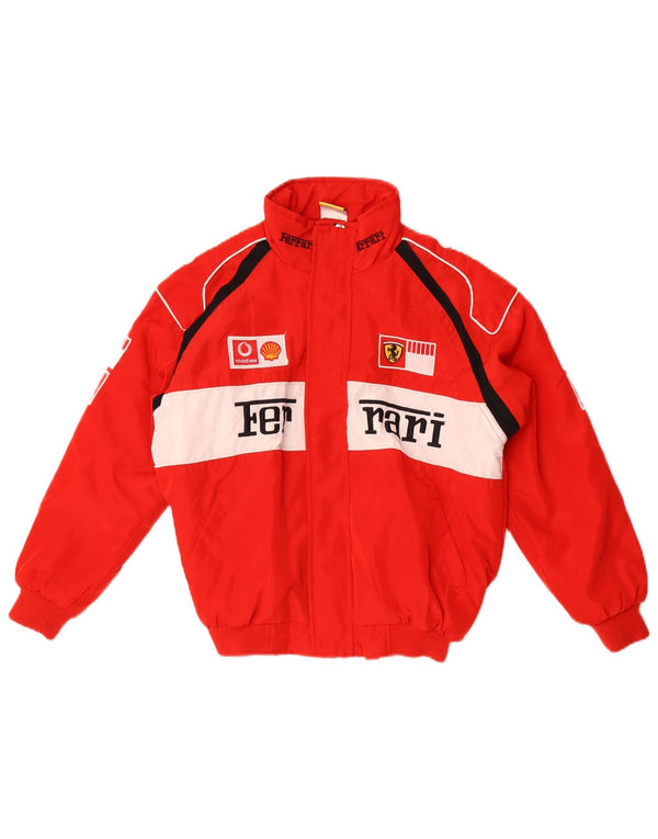 Ferrari Bomberjacke mit Grafik für Jungen, 11–12 Jahre, 2XL, Rot, Farbblock