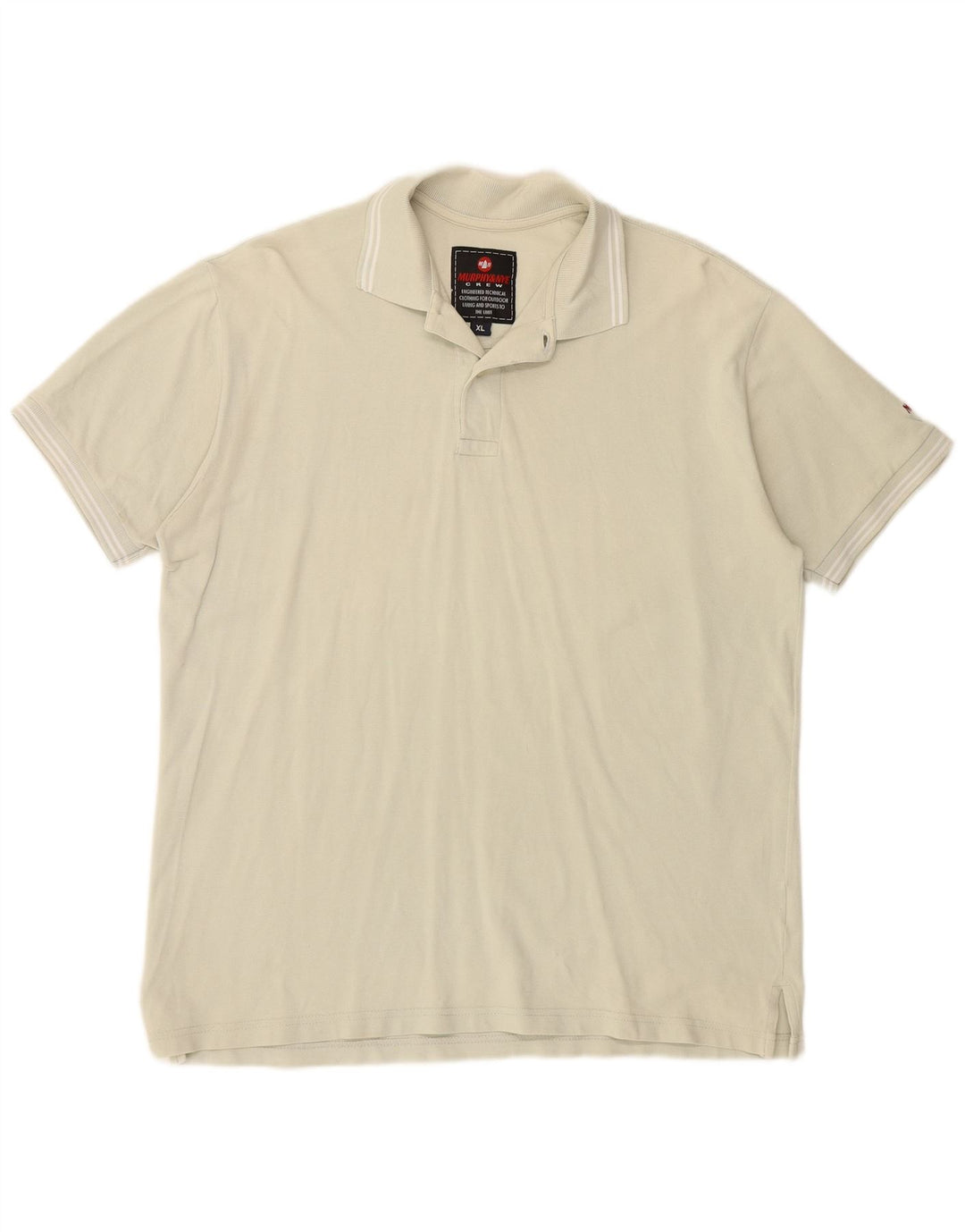 MURPHY & NYE Herren Poloshirt XL Beige Baumwolle