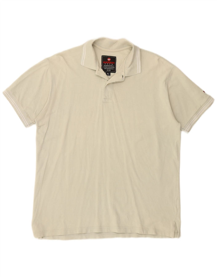 MURPHY & NYE Herren Poloshirt XL Beige Baumwolle