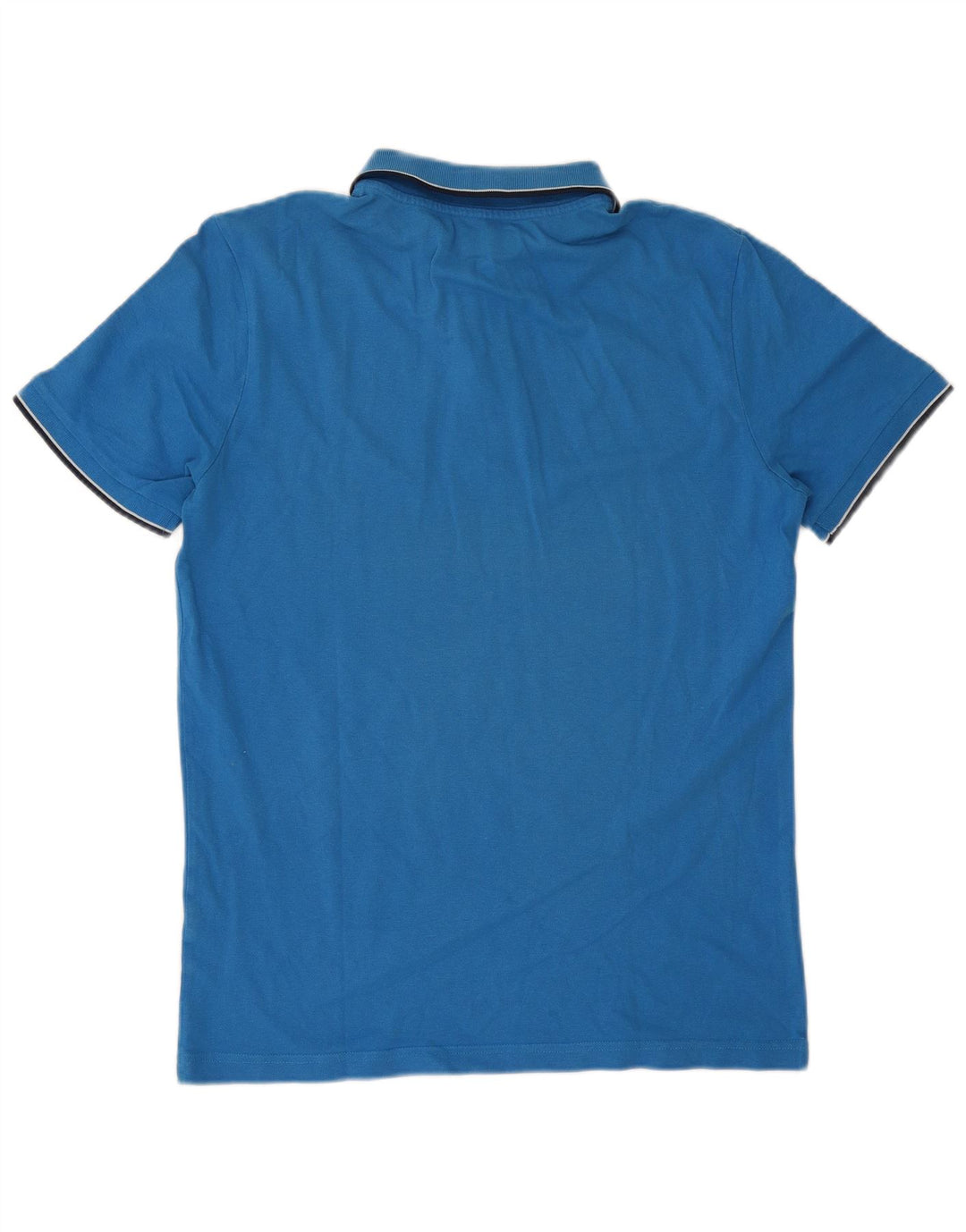 Kappa Herren-Poloshirt, groß, blau gestreift