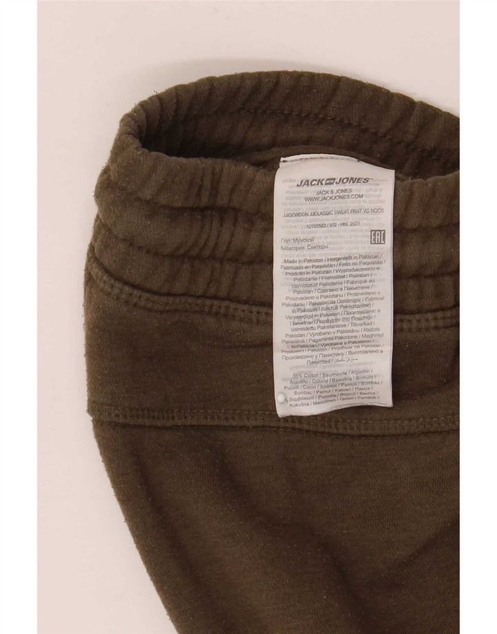 Jack & Jones Herren-Cargo-Trainingshose, Jogginghose, mittlere Khaki-Baumwolle