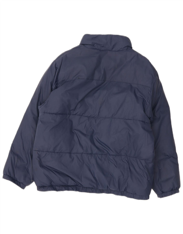 Gepolsterte Jacke für Jungen von Kappa, 13–14 Jahre, XL, marineblaues Nylon