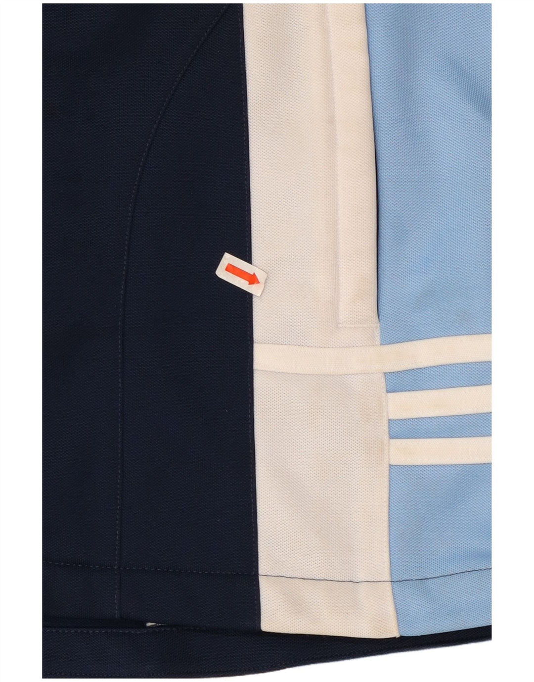 ADIDAS Damen-Trainingsanzug-Top-Jacke, UK 16, Größe L, Marineblau, Farbblock