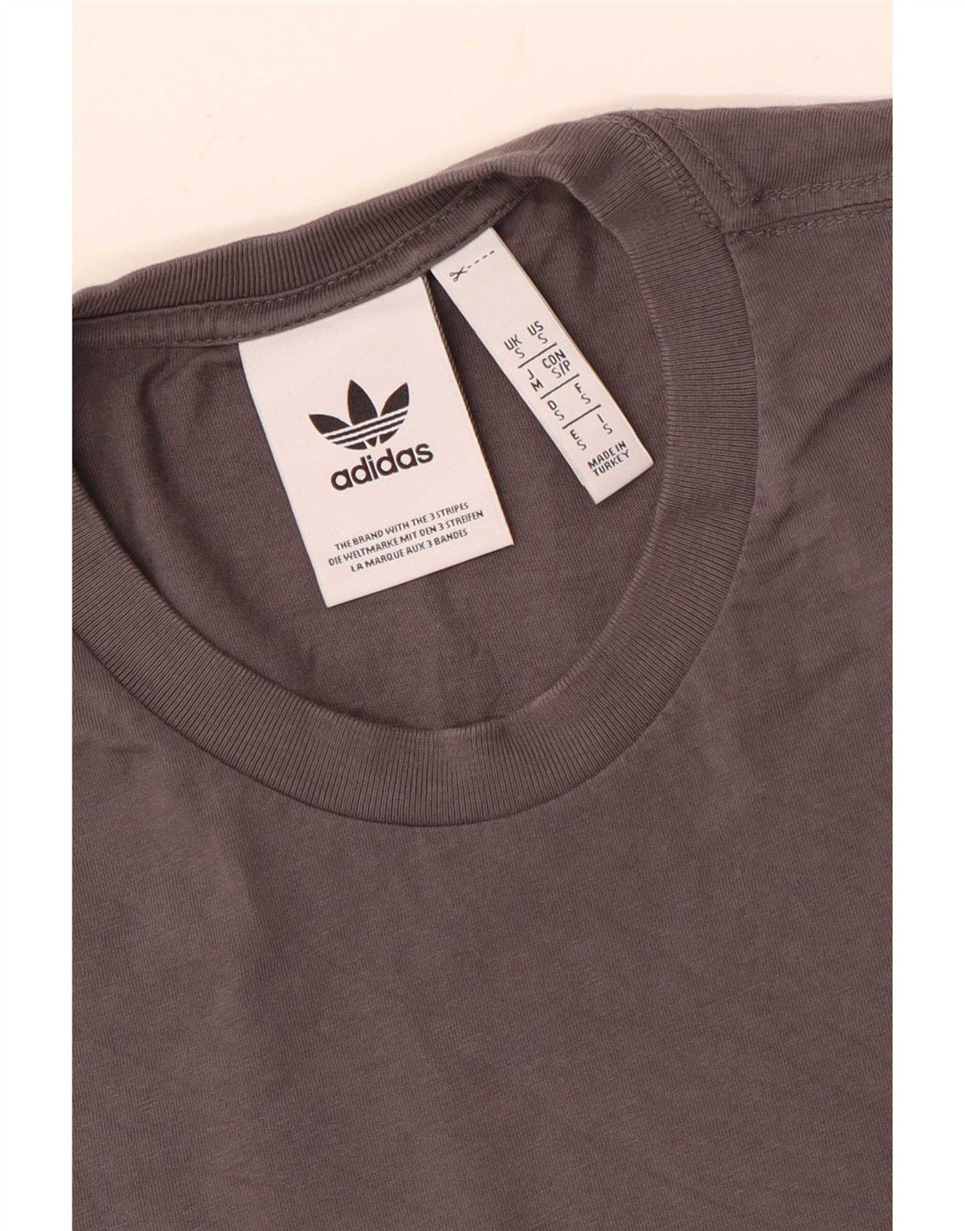 Adidas Herren T-Shirt Top Small Grau