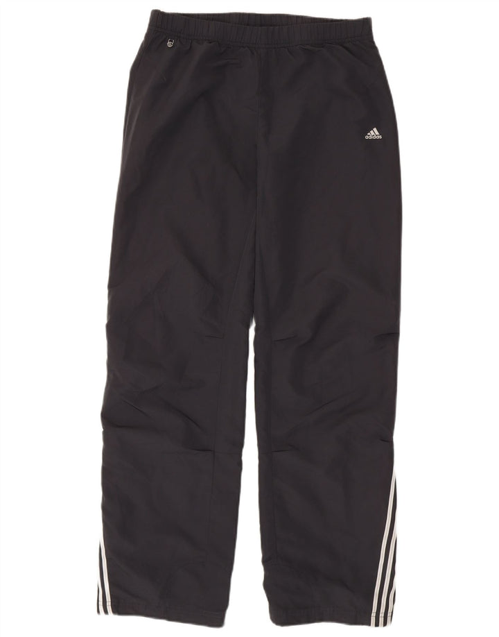 Adidas Damen Climalite Trainingshose UK 12 Medium Schwarz Polyester