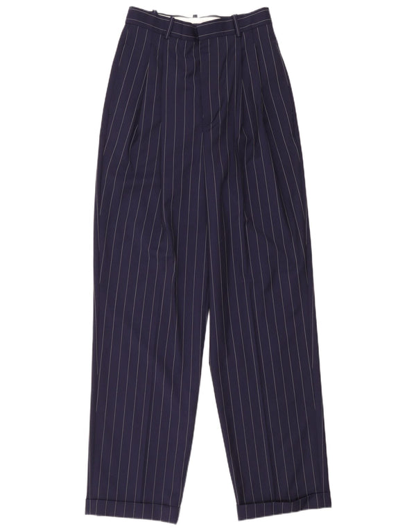 Polo Ralph Lauren Damen-Anzughose mit hoher Taille, US 2 XS W30 L33, Marineblau