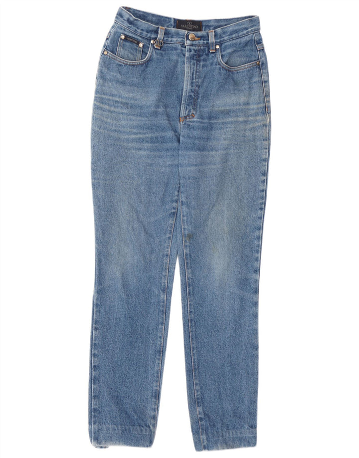 Valentino Damen Tapered Jeans W26 L30 Blau