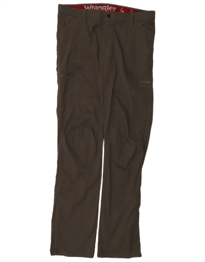 WRANGLER Gerade Cargohose für Herren, W36, L34, graues Nylon