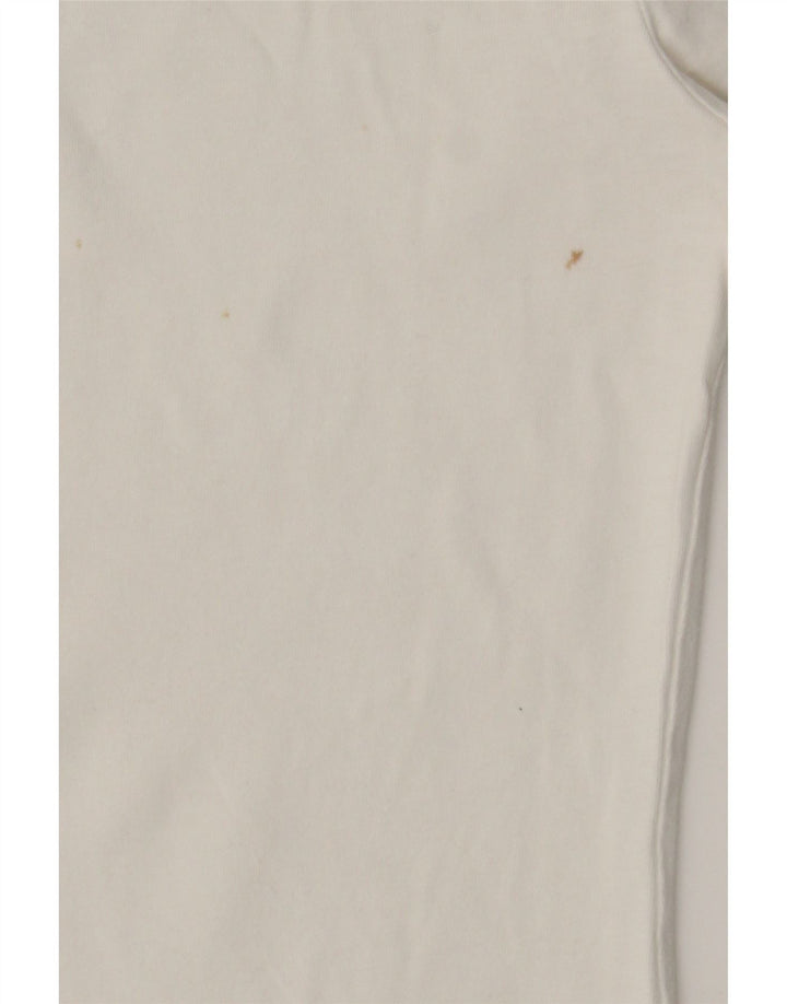 Tommy Hilfiger Damen T-Shirt Top UK 8 Small Weiß