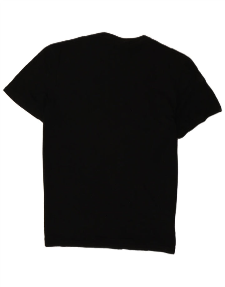 Lacoste Herren-T-Shirt mit normaler Passform, Größe 4, mittelschwarz, Baumwolle