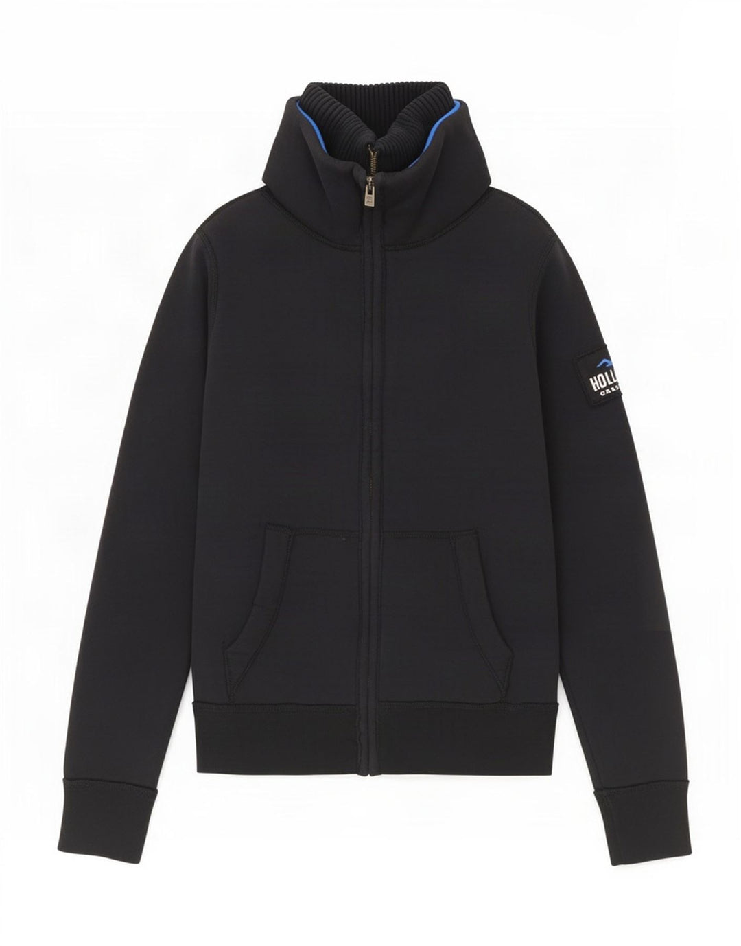 Hollister Herren Bomberjacke UK 36 Small Marineblau