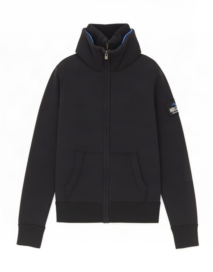 Hollister Herren Bomberjacke UK 36 Small Marineblau