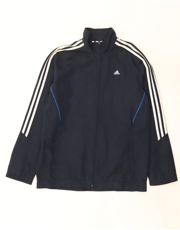 Adidas Jungen Graphic Full Trainingsanzug 15-16 Jahre Marineblaues Polyester
