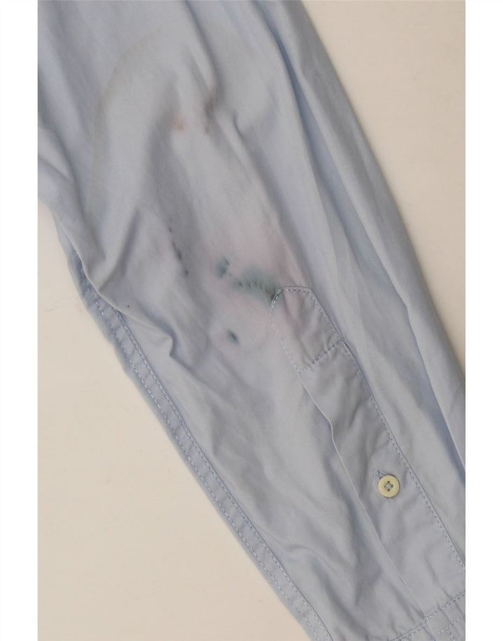 Benetton Herrenhemd Mittelblau