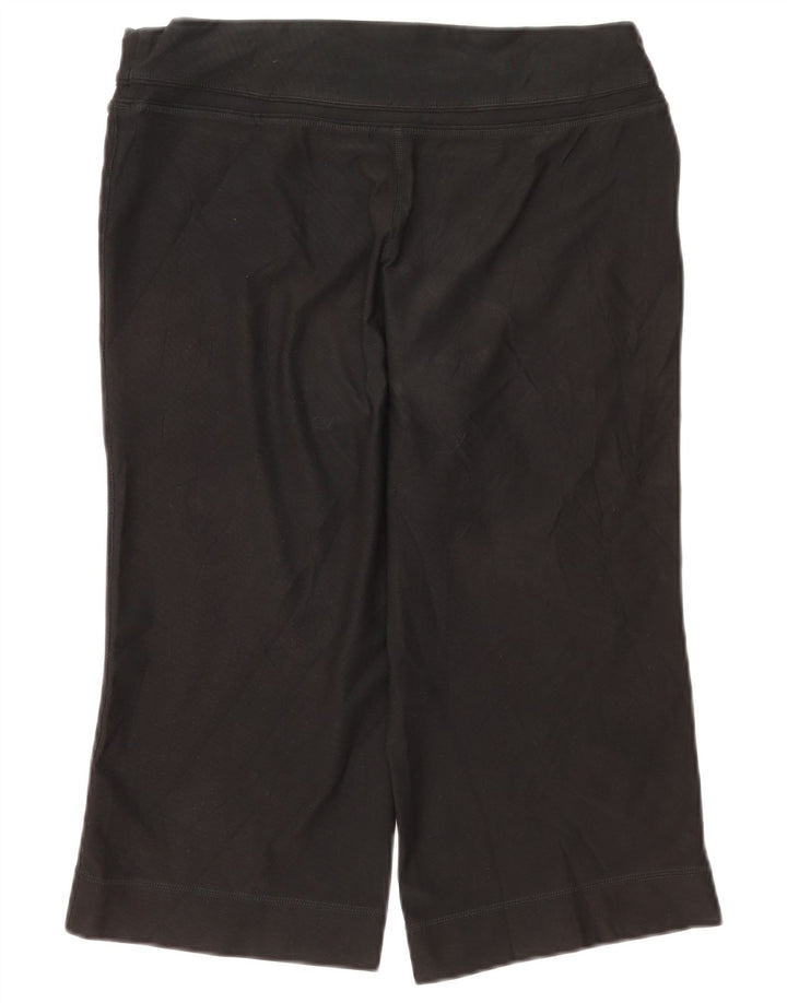 Nike Damen Dri Fit Capri Leggings US 8/10 Mittelschwarzes Polyester