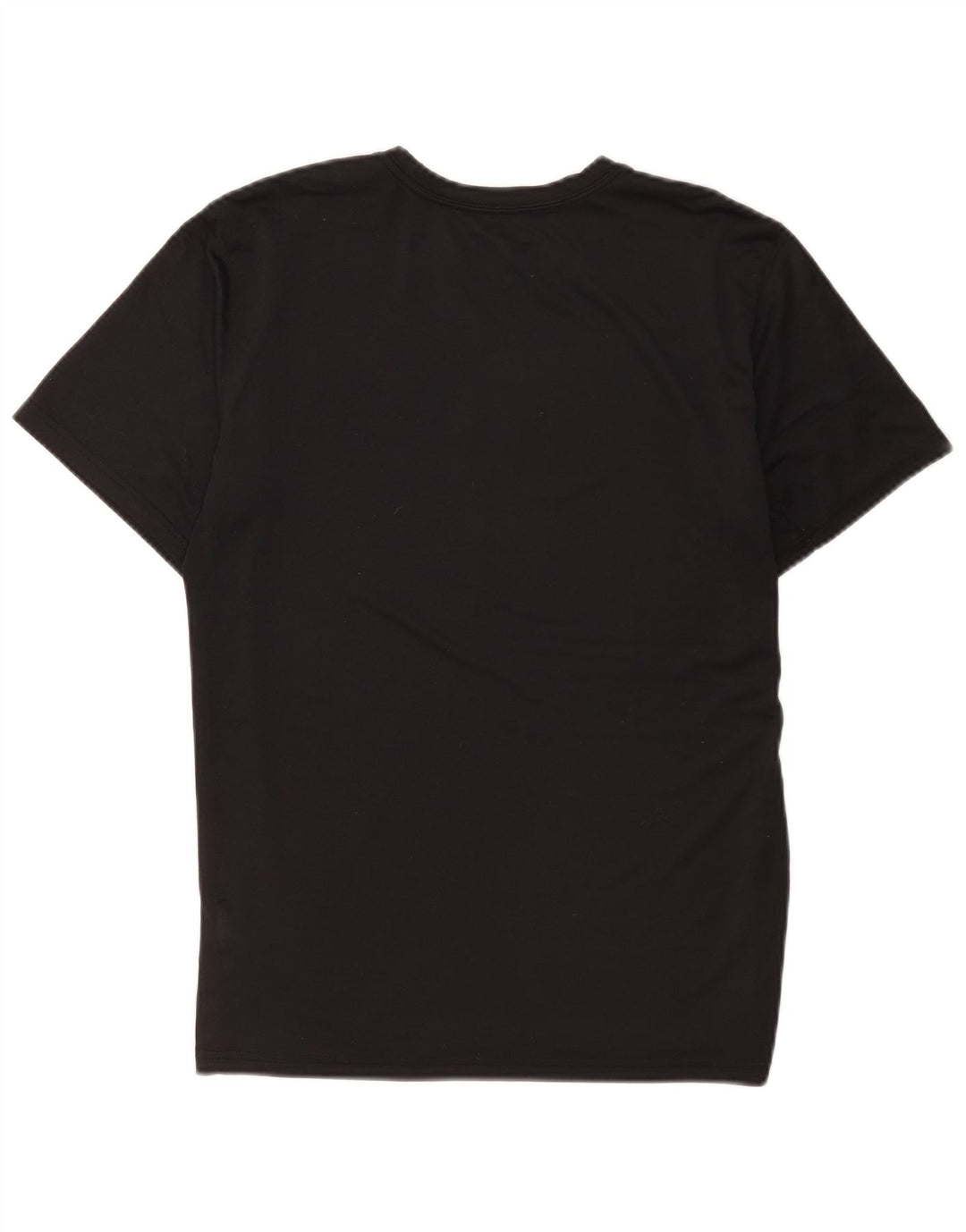 Nike Damen Dri Fit Regular Graphic T-Shirt Top UK 16 Large Schwarz Polyester