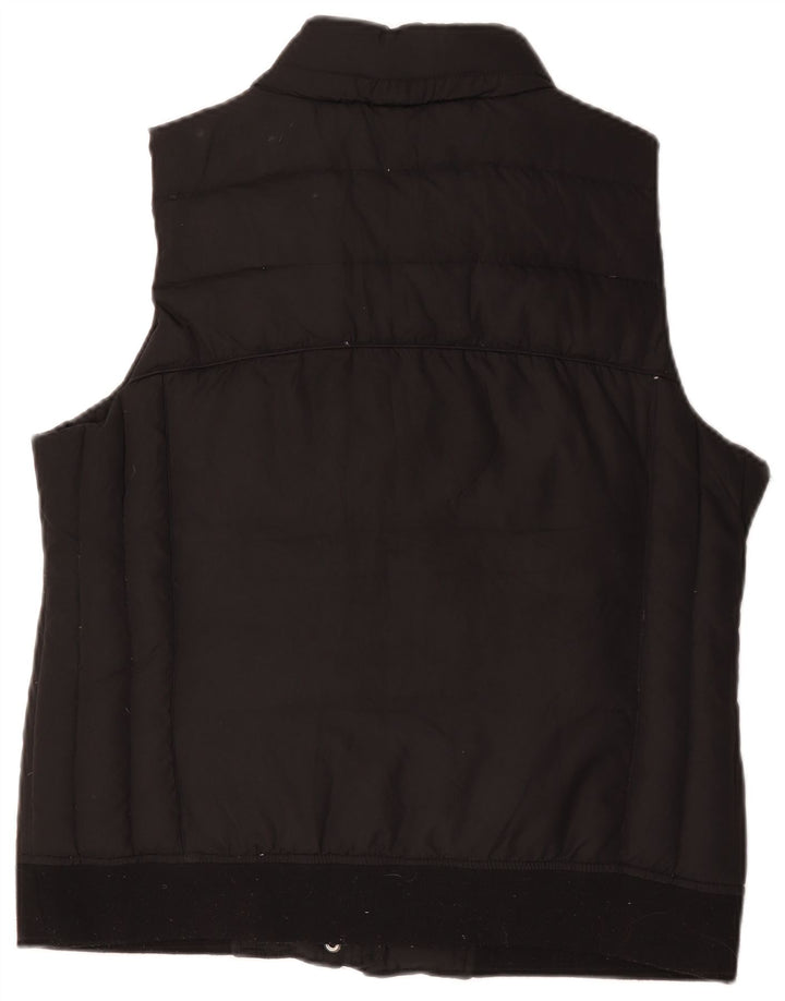 John Lewis Wattierte Damenweste UK 16 Large Schwarz Polyester