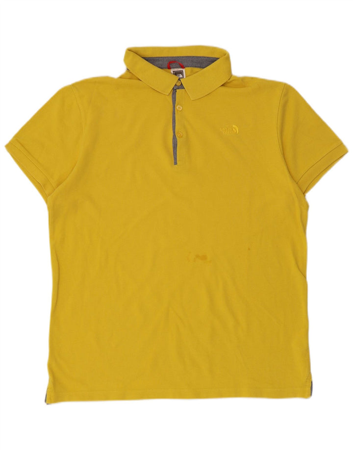 THE NORTH FACE Herren-Poloshirt, große gelbe Baumwolle