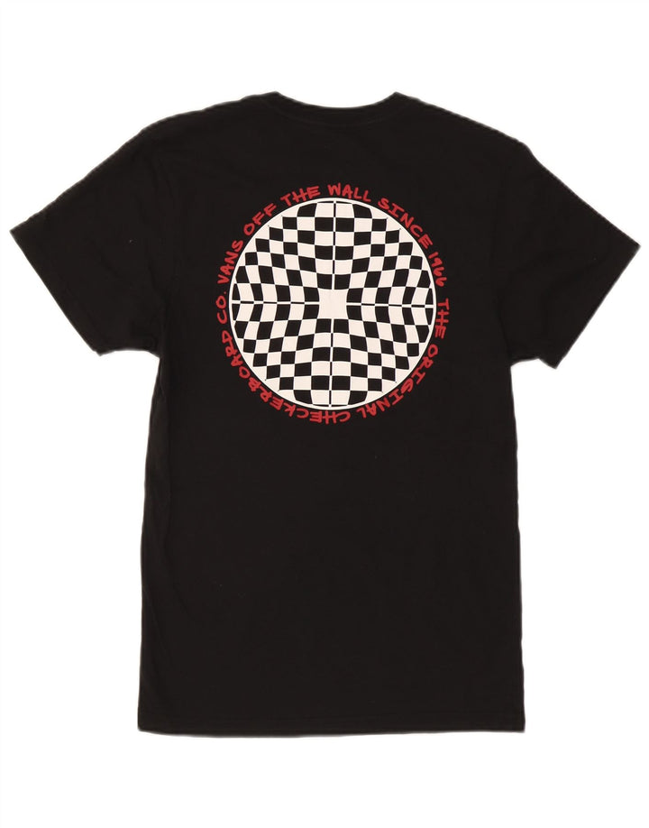 Vans Herren-T-Shirt mit Grafik, Größe S, Schwarz, Baumwolle