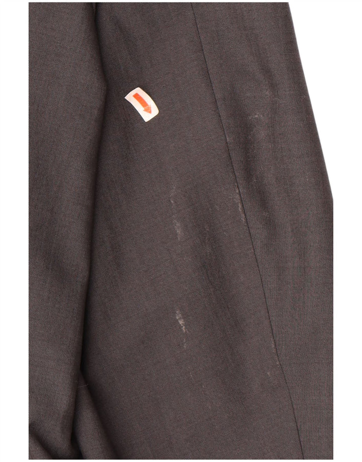 DOUGLAS Mens 2 Button Blazer Jacket EU 52 XL Grey Wool