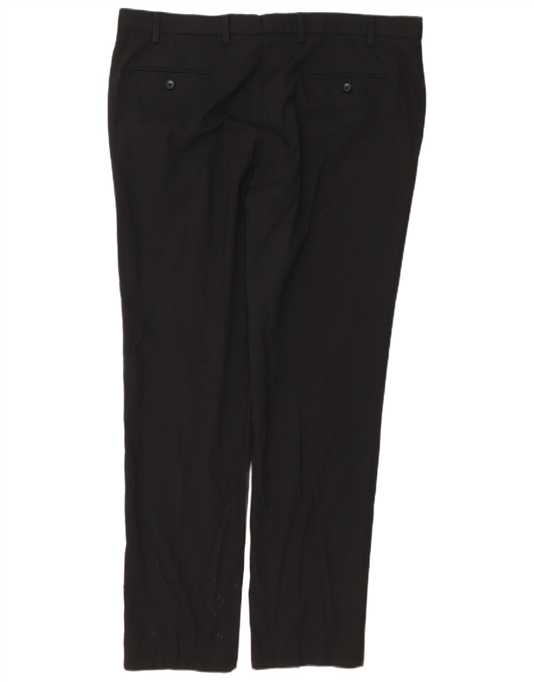 MARKS & SPENCER Herren Slim Chinohose W40 L33 Schwarz Polyester