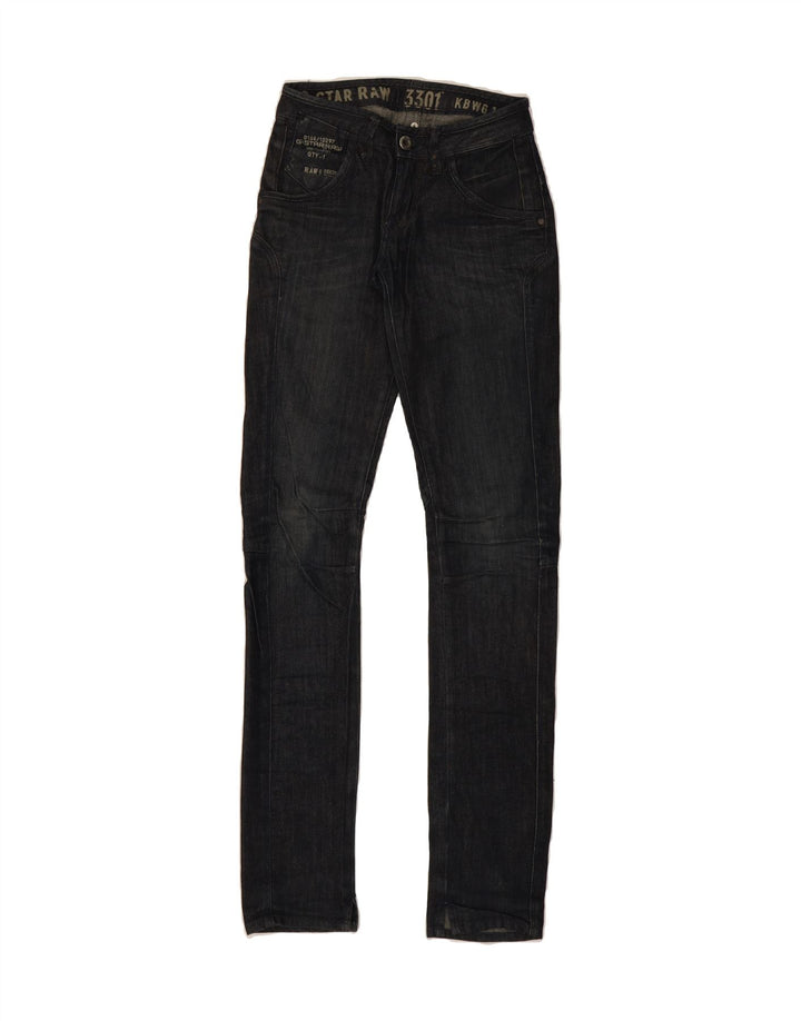 G-STAR Womens Skinny Jeans W26 L34 Navy Blue Vintage G-Star and Second-Hand G-Star from Messina Hembry 