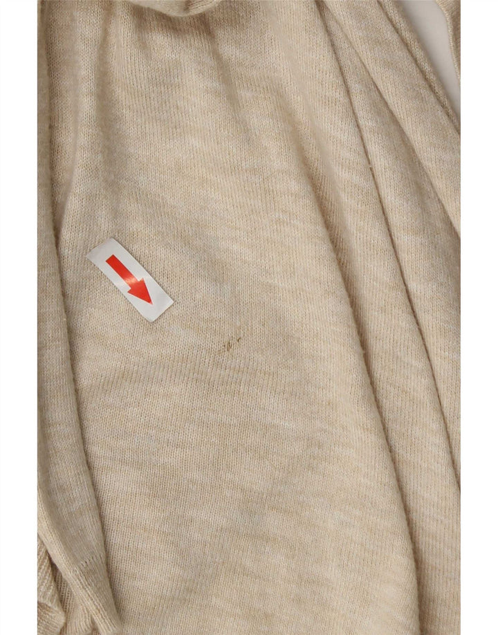 Fat Face Damen Longline Open Cardigan Pullover UK 14 Mittelbeige meliert