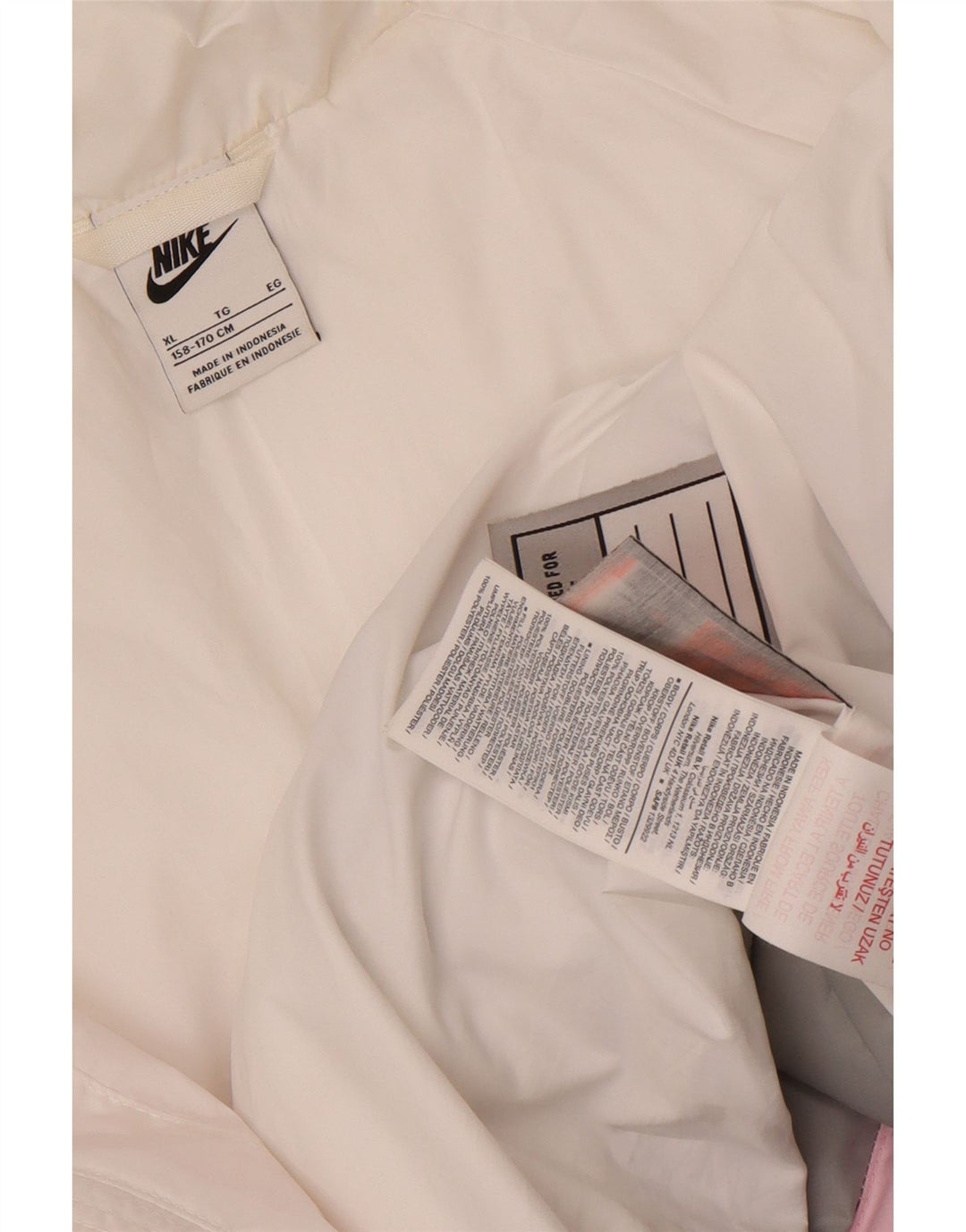Nike Wattierte Jacke mit Kapuze für Jungen, 13–14 Jahre, XL, mehrfarbig, Farbblock