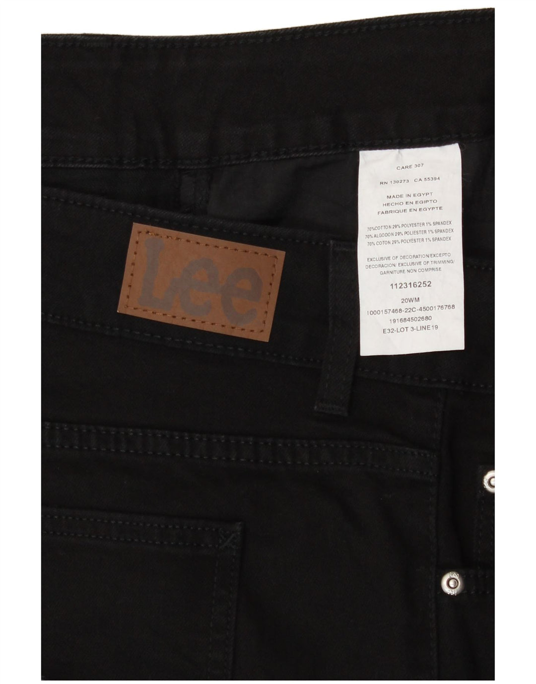 Lee Damen-Caprihose mit mittelhohem Bund und normaler Passform, US 20, 3XL, W40, L22, Schwarz