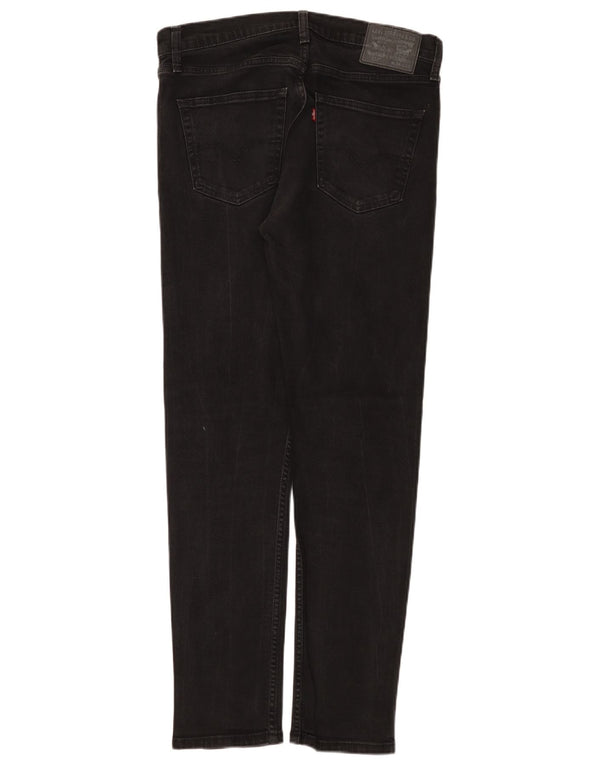 Levi's Herren 512 Slim Tapered Jeans W34 L32 Schwarz
