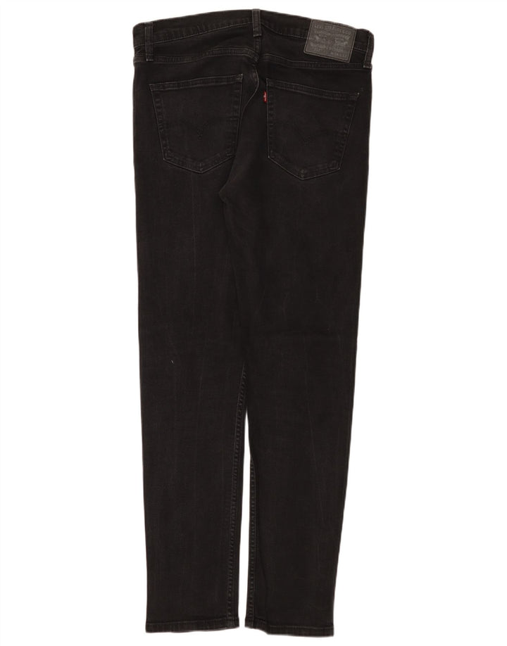 Levi's Herren 512 Slim Tapered Jeans W34 L32 Schwarz