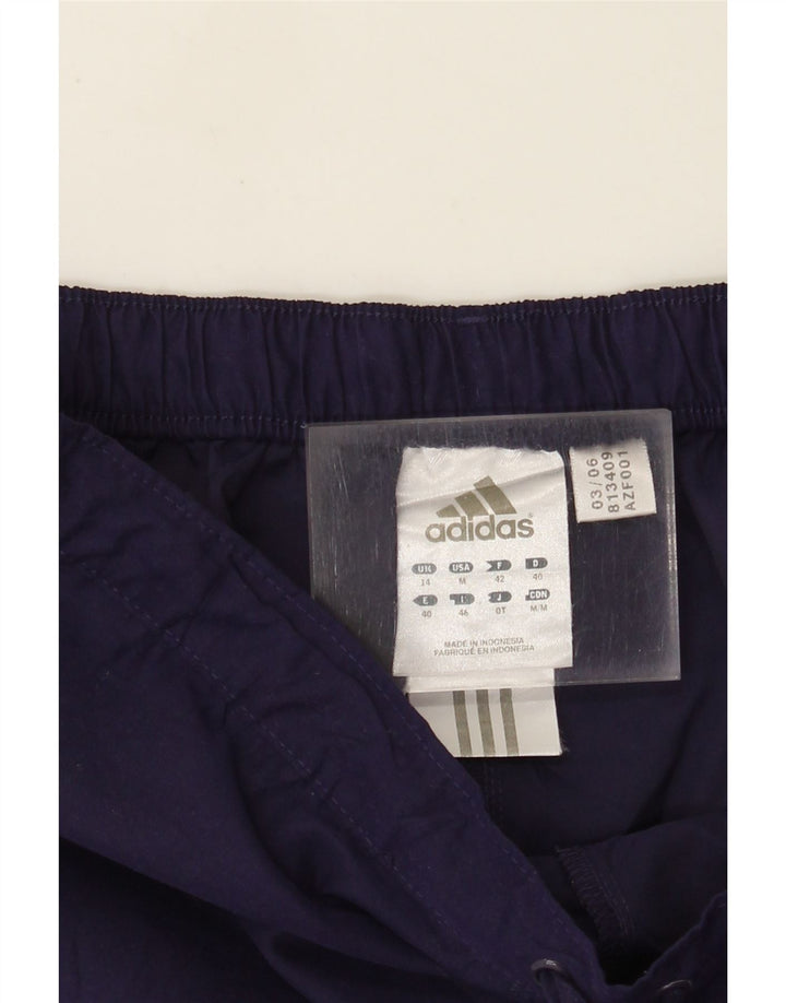 Adidas Damen Capri-Trainingshose, UK 14, Mittelviolett, Polyester