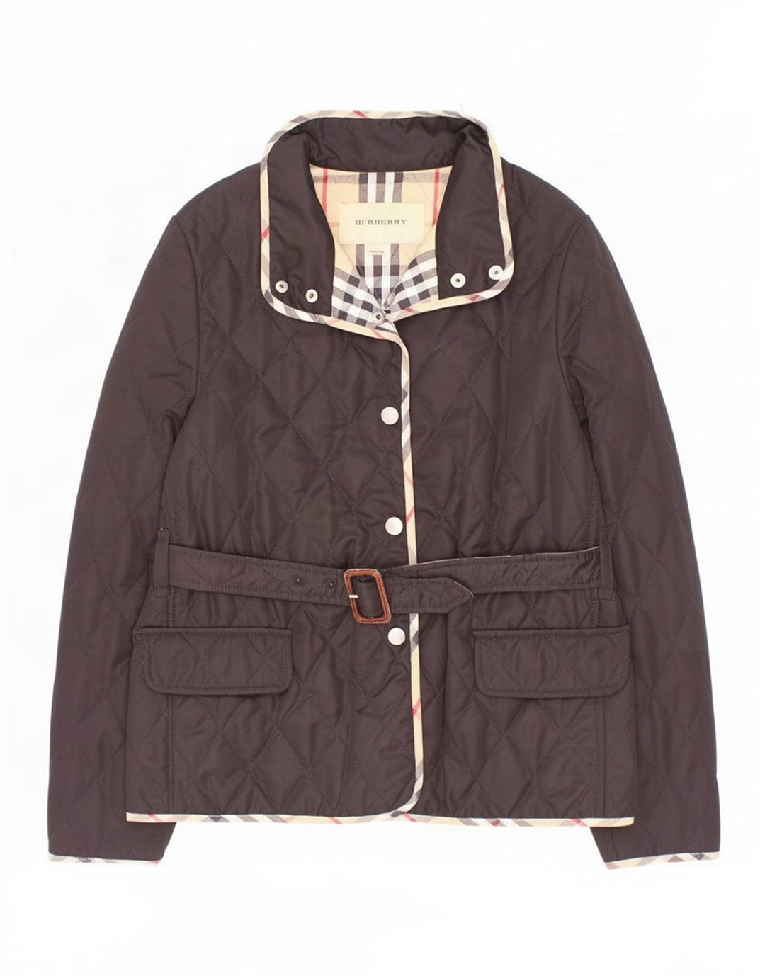 Burberry Steppjacke für Mädchen, 11–12 Jahre, schwarzes Polyester