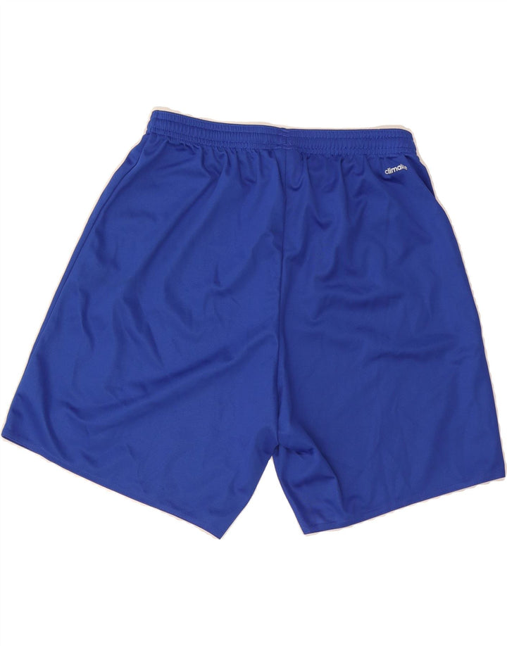 ADIDAS Mens Climalite Sport Shorts Medium  Blue Polyester Vintage Adidas and Second-Hand Adidas from Messina Hembry 