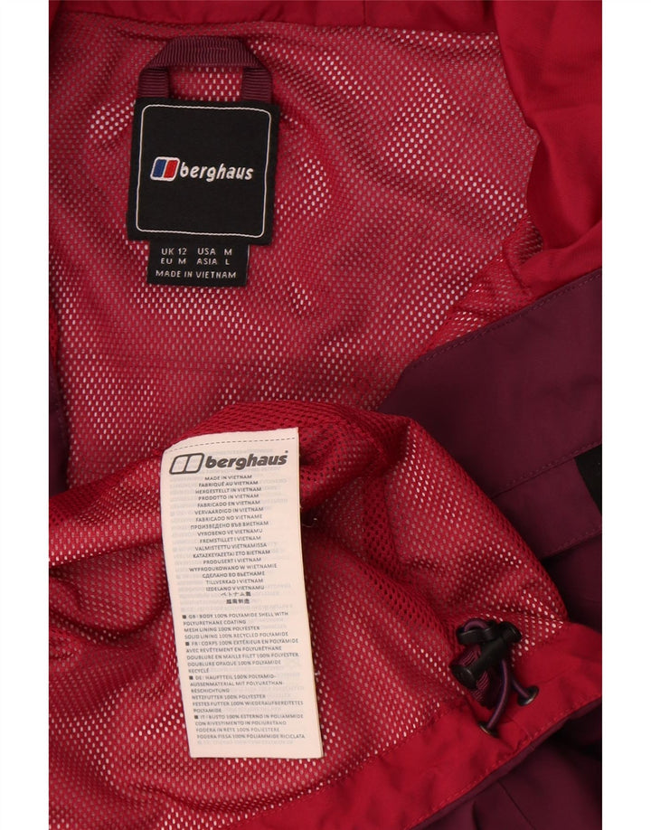 Berghaus Damen Regenjacke mit Kapuze UK 12 Medium Burgund Polyamid