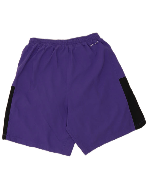 Nike Damen Sportshorts UK 10 Small Lila Polyester