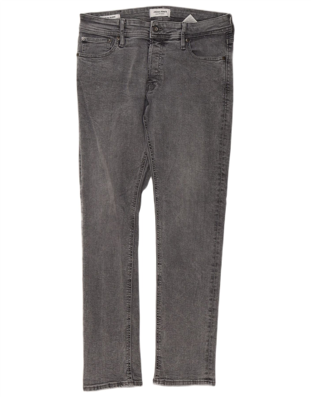 Jack & Jones Herren GLENN Slim Jeans W30 L30 Graue Baumwolle