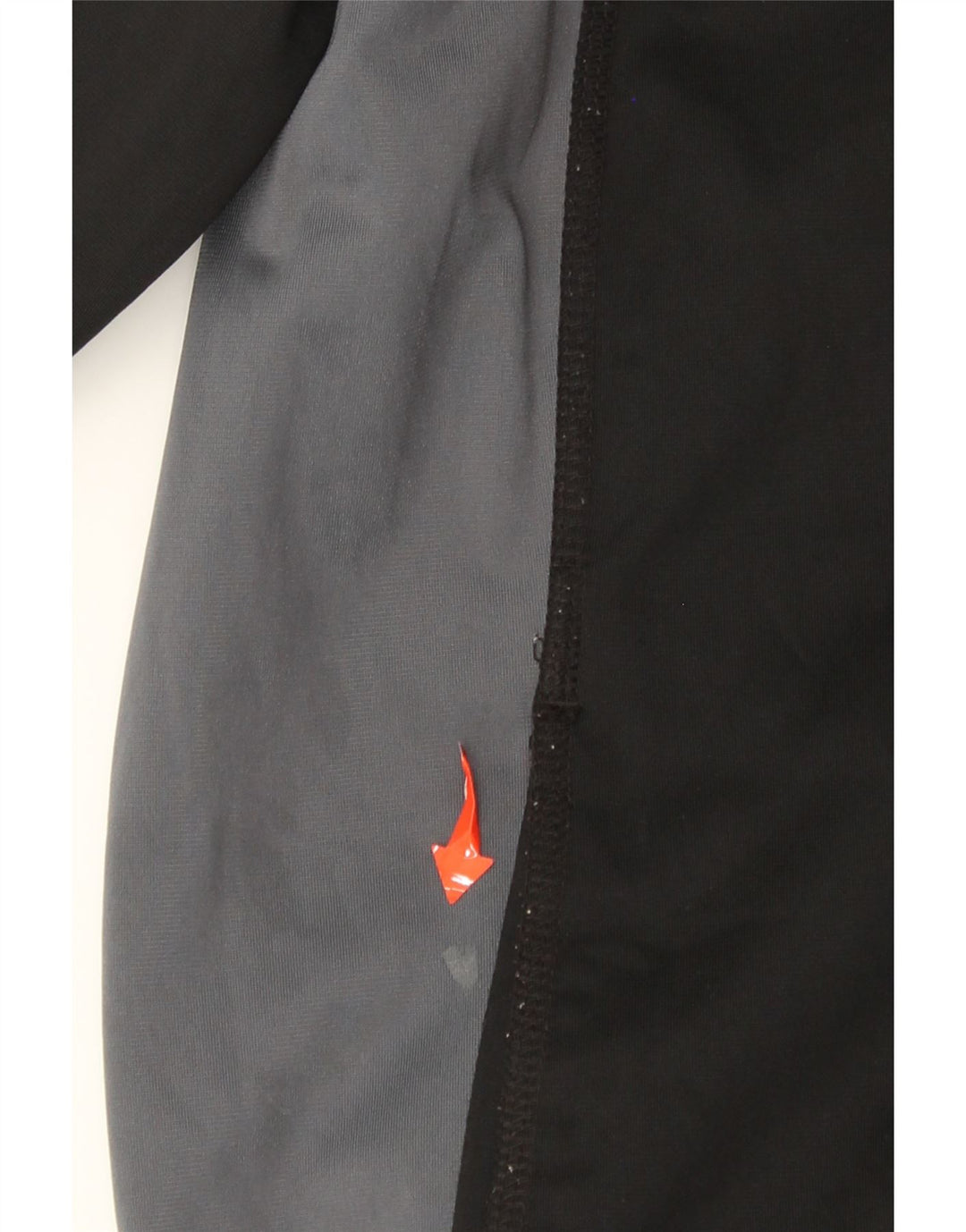 Champion Herren-Trainingsanzug-Top-Jacke XL, schwarzes Colourblock-Polyester