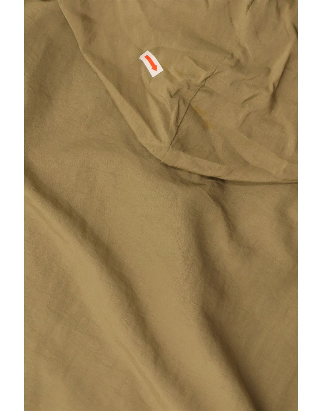 DIADORA Mens Hooded Windbreaker Jacket UK 40 Large Khaki Polyamide