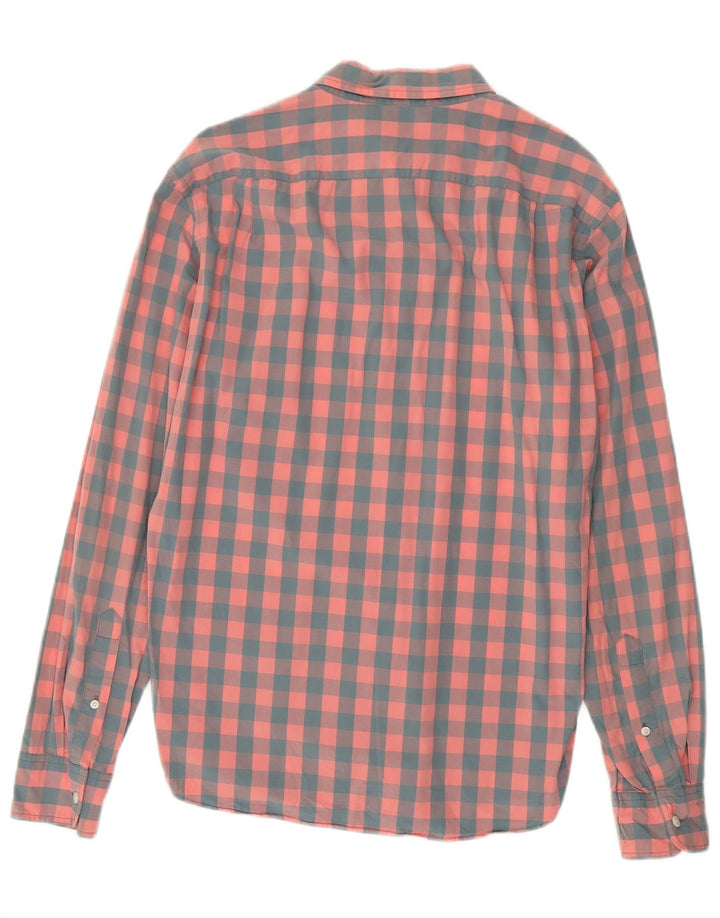 J. Crew Slim-Hemd für Herren, groß, rosa Gingham