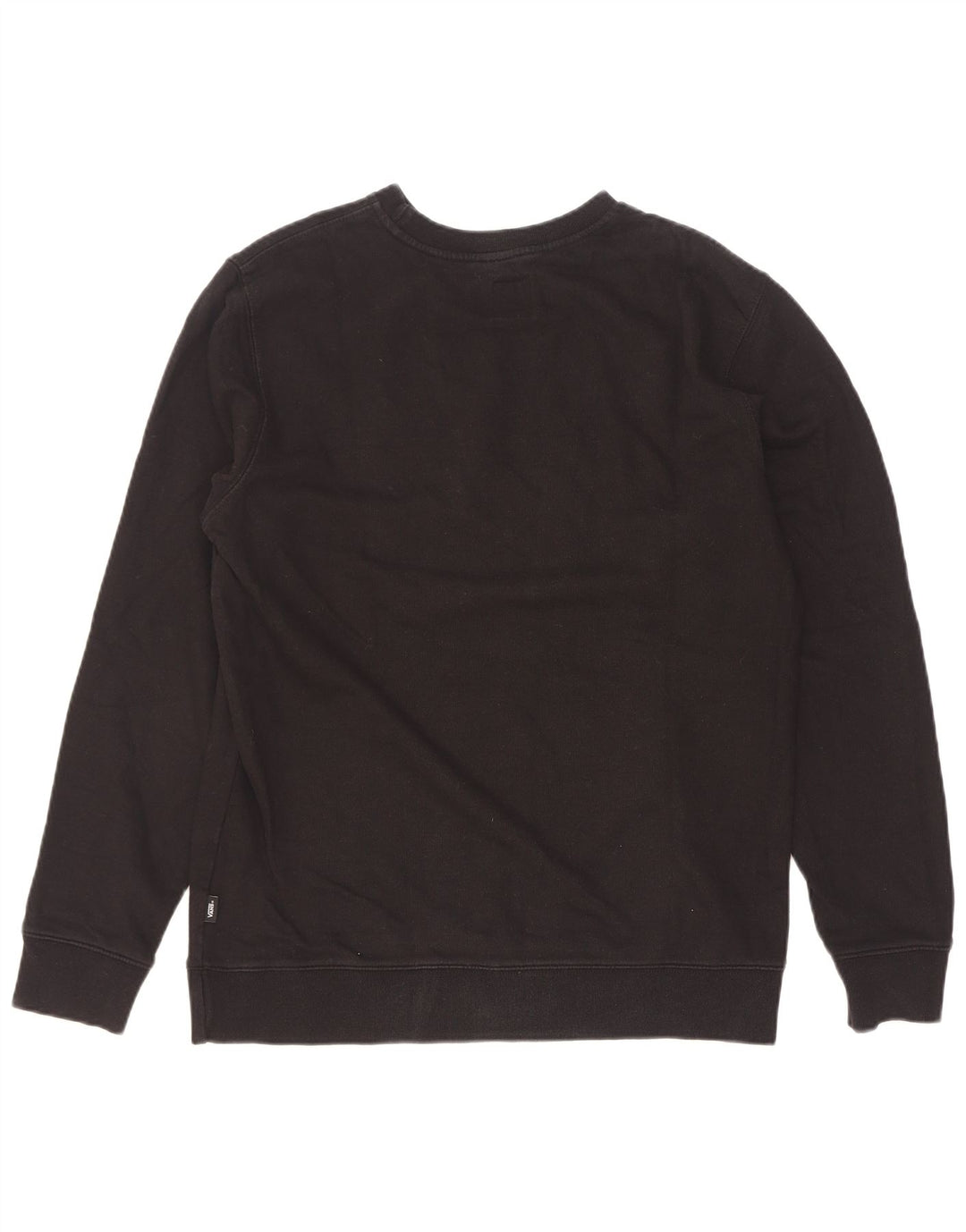 Vans Herren Grafik-Sweatshirt-Pullover aus mittelschwarzer Baumwolle
