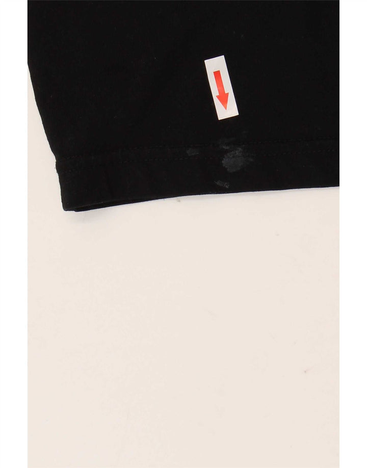 Diesel Herren-T-Shirt mit Grafik, mittelschwarze Baumwolle