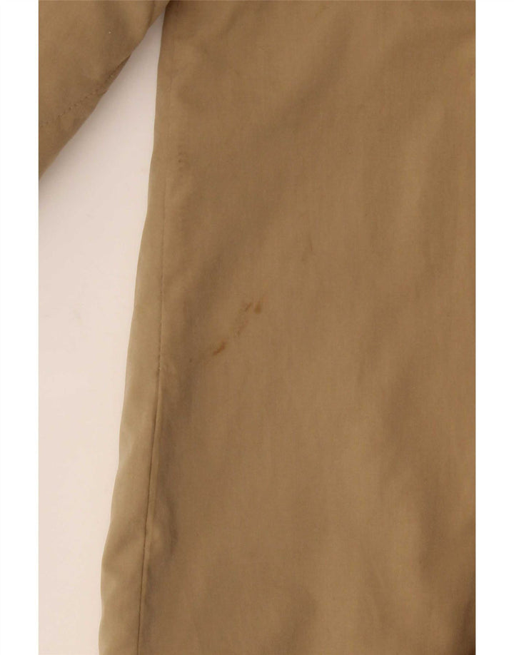 Vintage Damen Übergroße Utility-Jacke UK 18 XL Beige Polyester