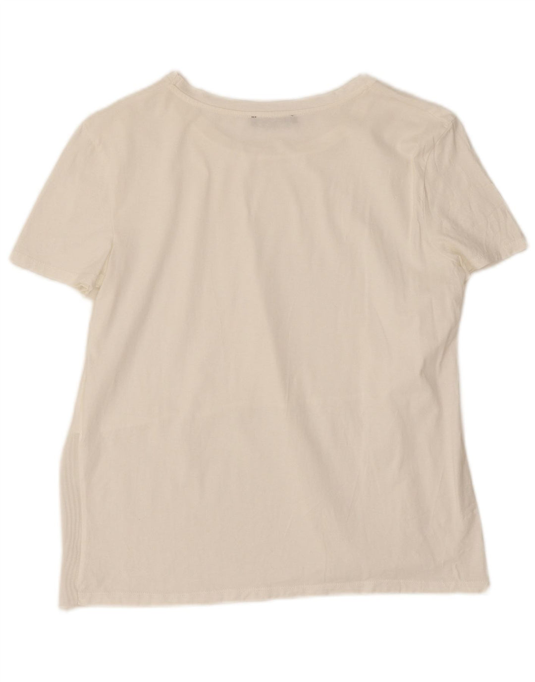 Zara Damen T-Shirt Top UK 10 Small Weiß