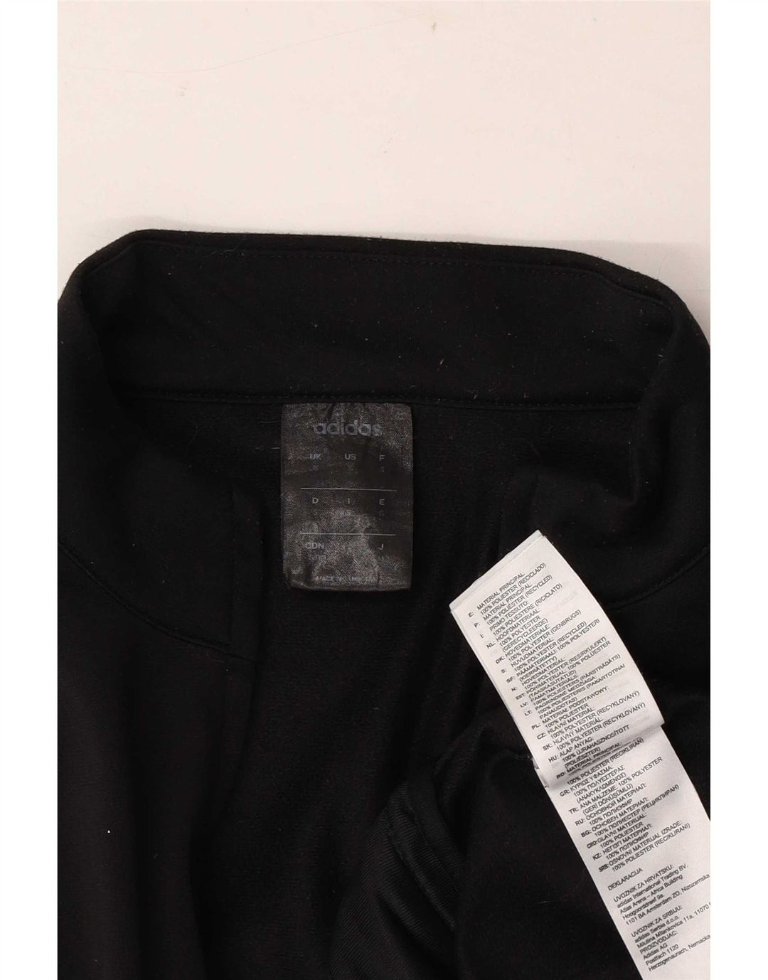 Adidas Herren Trainingsanzug Top Jacke Small Schwarz Polyester