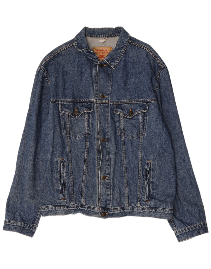 Wampum Herren Jeansjacke UK 44 2XL Blau