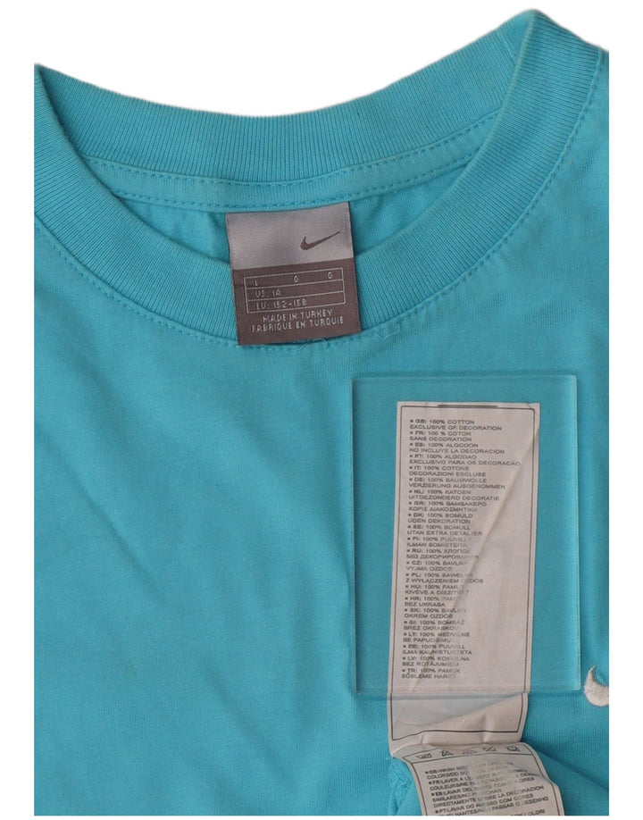 NIKE Jungen-Weste, Top, 13–14 Jahre, groß, blaue Baumwolle