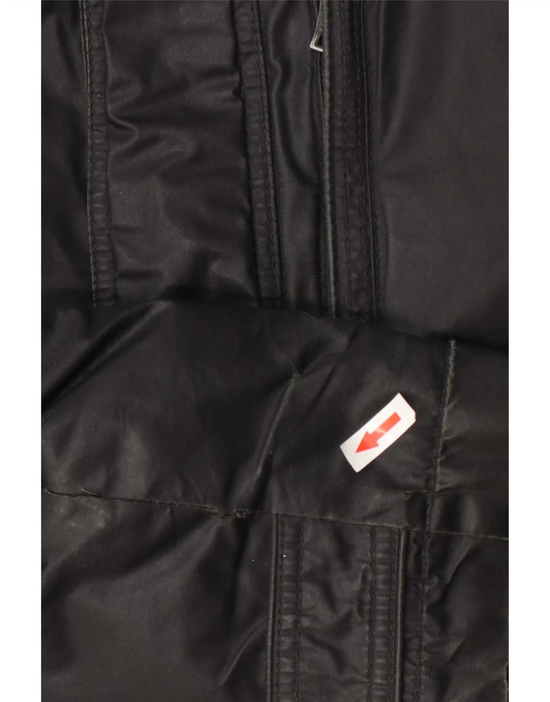Tommy Hilfiger Herren-Utility-Jacke aus Kunstleder, UK 38, Mittelgrau